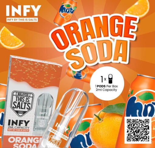 Infy Pod Orange Soda ส้มโซดา