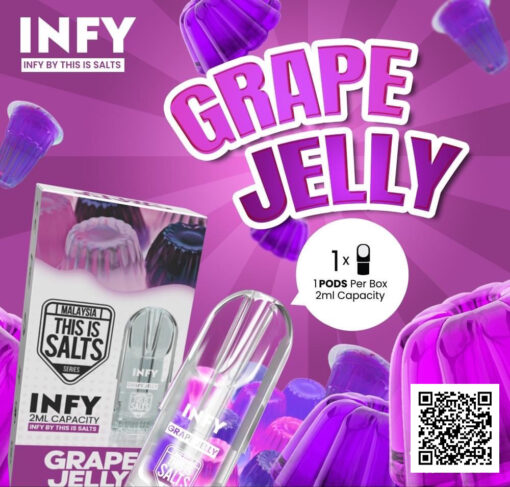 Infy Pod Grape Jelly เจลลี่องุ่น