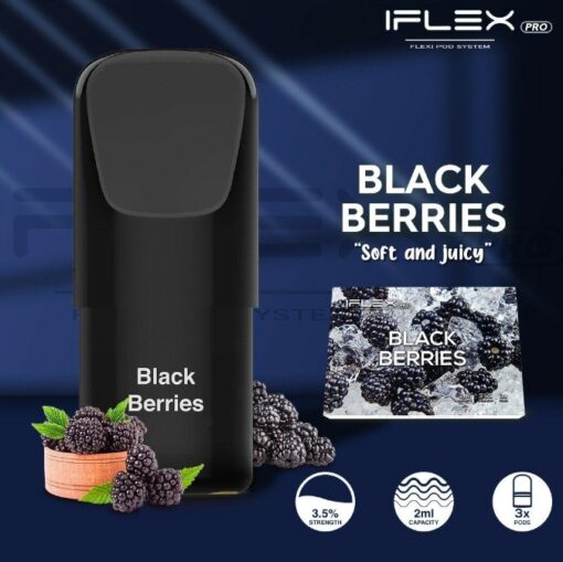Iflex Pro-แบล็คเบอร์รี่ 3 หัว