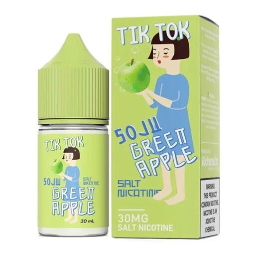 น้ำยาบุหรี่ไฟฟ้า-TikTok แอปเปิ้ล