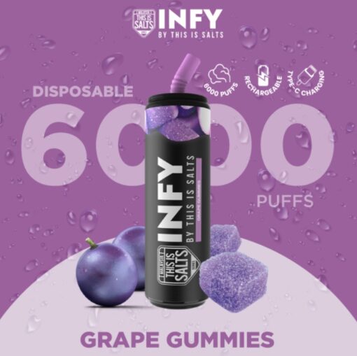 INFY 6000 Grape gummies